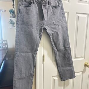 Levi's Medium Button FlyGray Straight Jeans Modern Fit